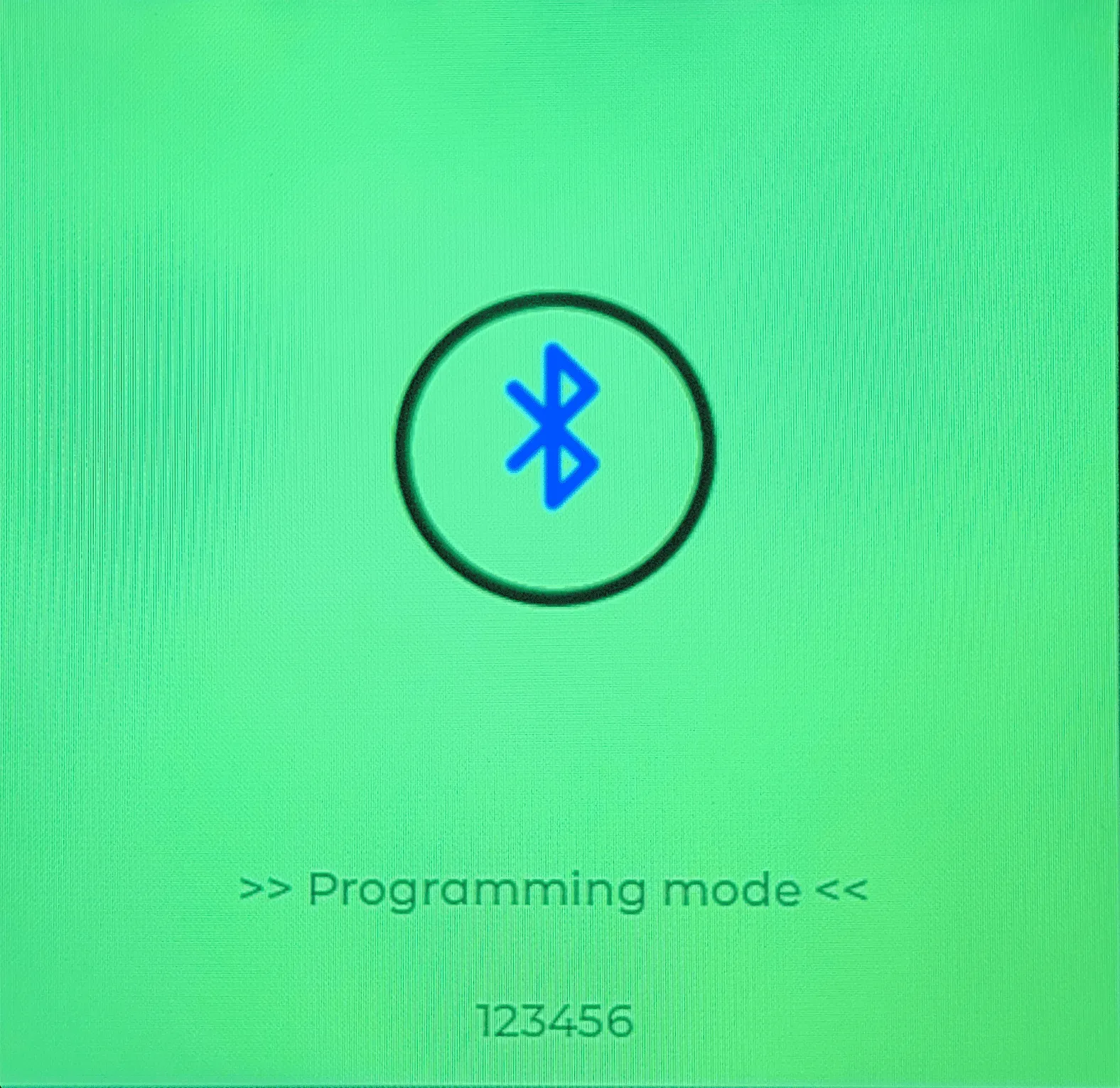 Bluetooth Programming Mode