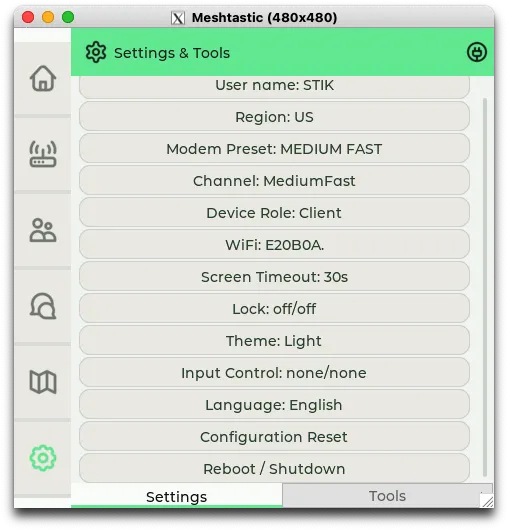 MUI Settings Light