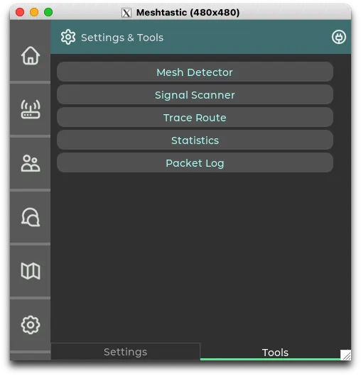 MUI Settings Tool Dark